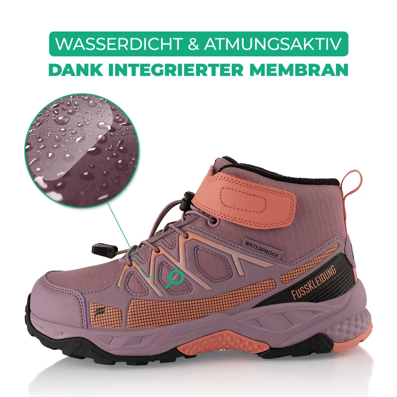 Winterstiefel Wasserdichte Warm Gefütterte Wanderschuhe