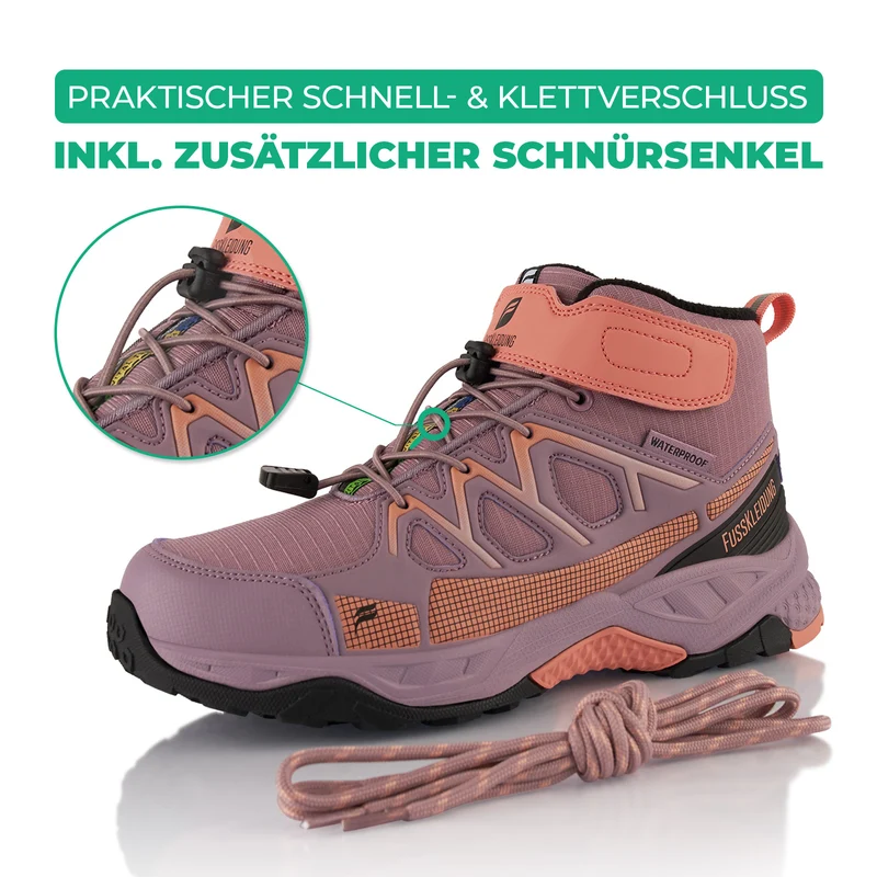 Winterstiefel Wasserdichte Warm Gefütterte Wanderschuhe