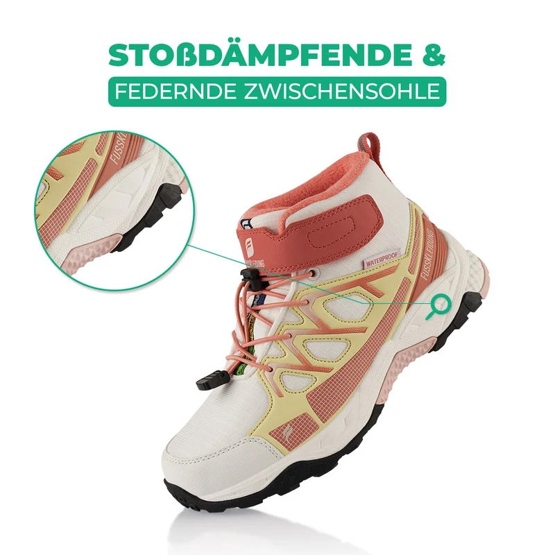 Winterstiefel Wasserdichte Warm Gefütterte Wanderschuhe
