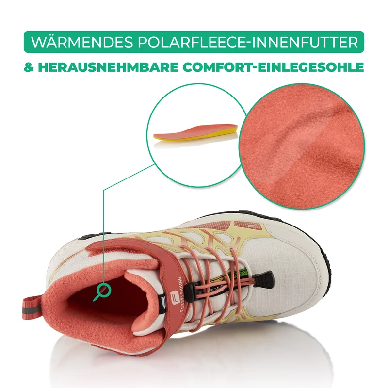 Winterstiefel Wasserdichte Warm Gefütterte Wanderschuhe