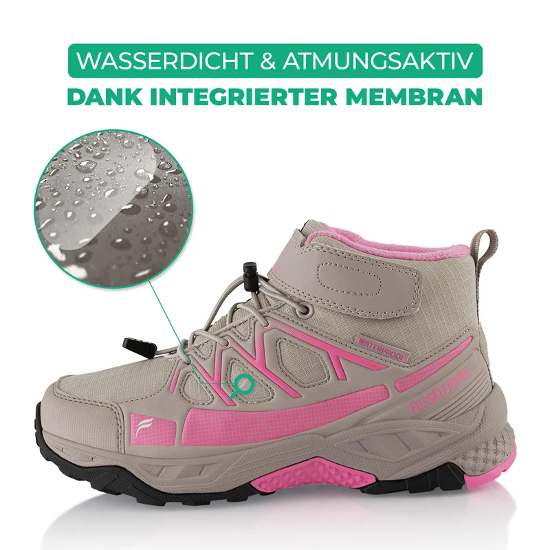 Winterstiefel Wasserdichte Warm Gefütterte Wanderschuhe