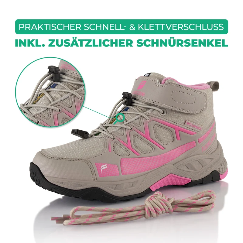 Winterstiefel Wasserdichte Warm Gefütterte Wanderschuhe