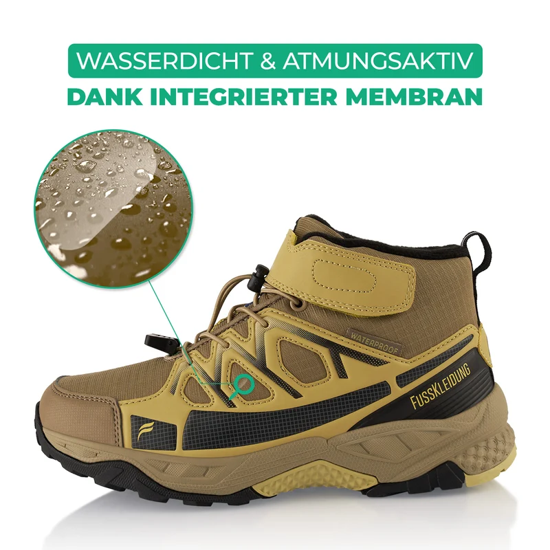 Winterstiefel Wasserdichte Warm Gefütterte Wanderschuhe