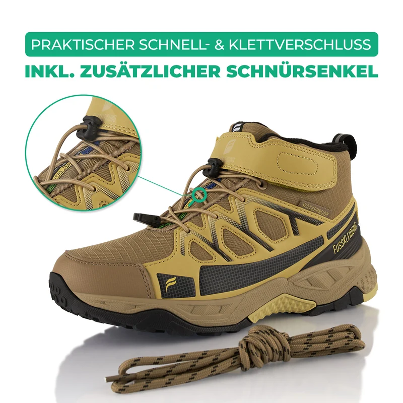 Winterstiefel Wasserdichte Warm Gefütterte Wanderschuhe