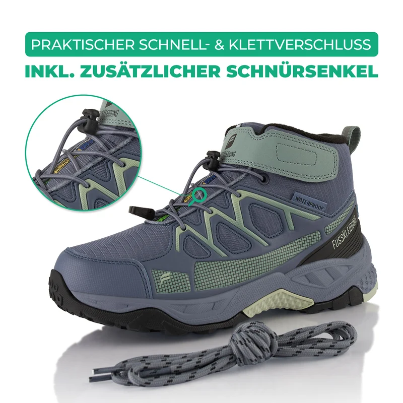 Winterstiefel Wasserdichte Warm Gefütterte Wanderschuhe