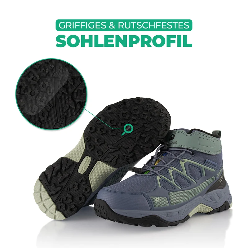 Winterstiefel Wasserdichte Warm Gefütterte Wanderschuhe