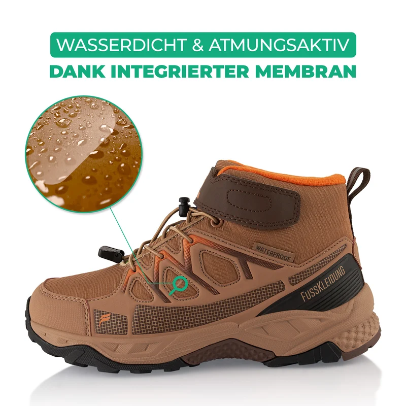 Winterstiefel Wasserdichte Warm Gefütterte Wanderschuhe