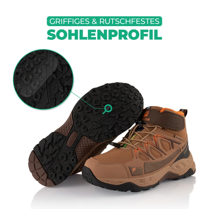 Winterstiefel Wasserdichte Warm Gefütterte Wanderschuhe