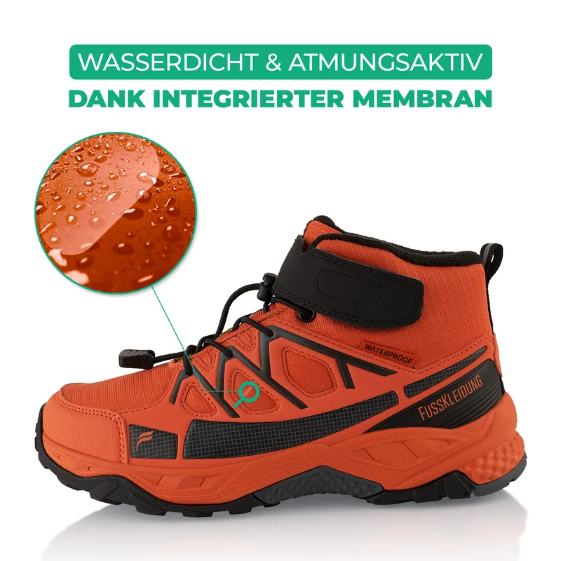 Winterstiefel Wasserdichte Warm Gefütterte Wanderschuhe