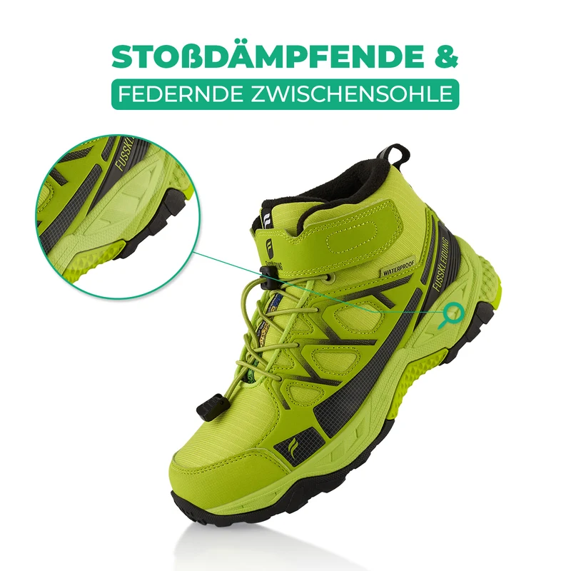 Winterstiefel Wasserdichte Warm Gefütterte Wanderschuhe