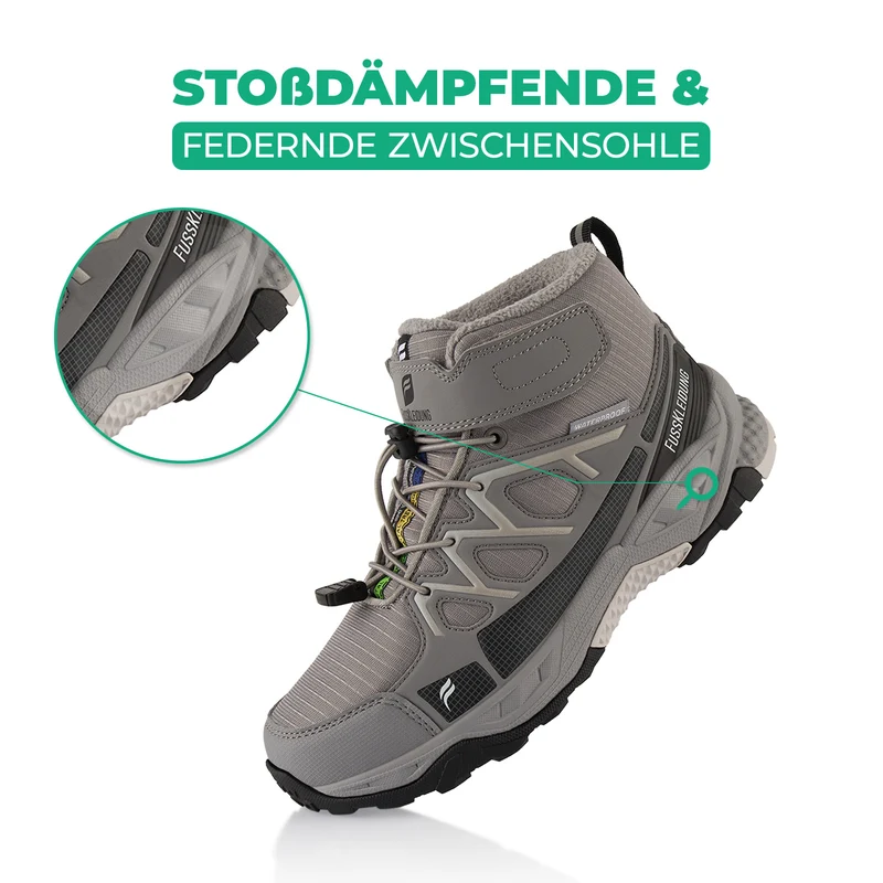 Winterstiefel Wasserdichte Warm Gefütterte Wanderschuhe