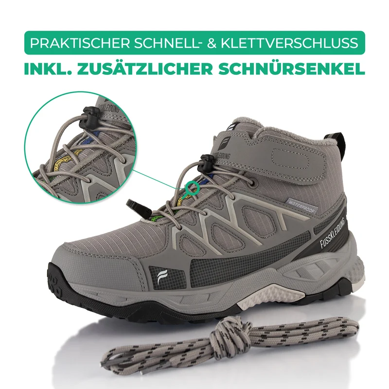 Winterstiefel Wasserdichte Warm Gefütterte Wanderschuhe