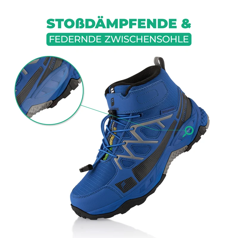 Winterstiefel Wasserdichte Warm Gefütterte Wanderschuhe
