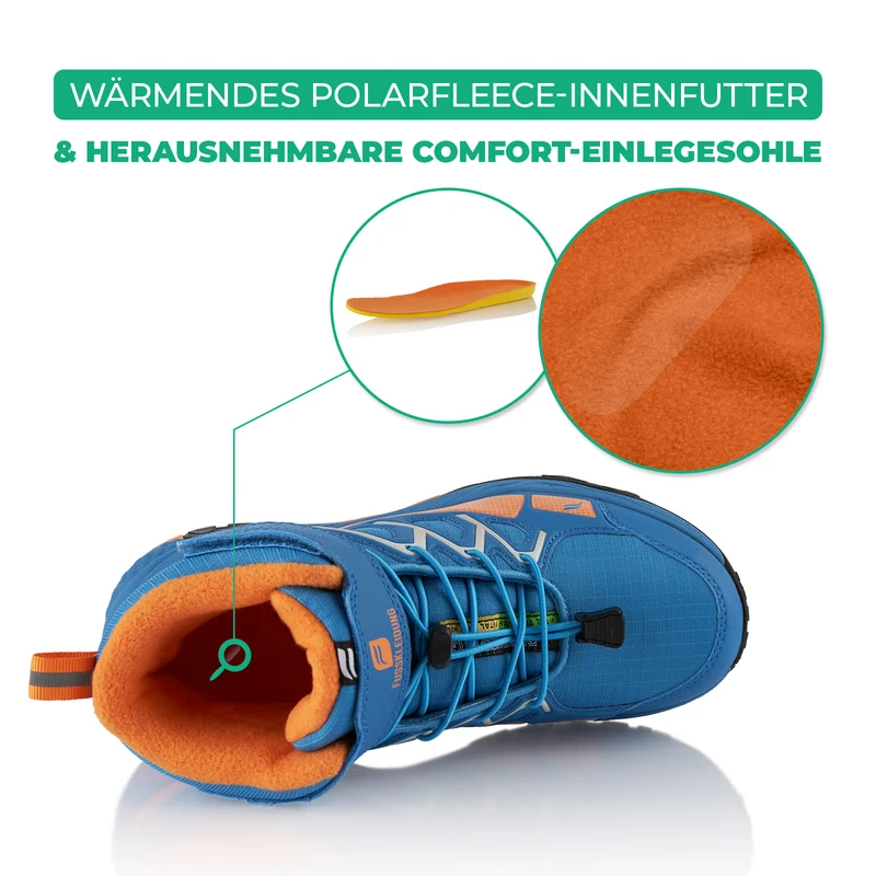 Winterstiefel Wasserdichte Warm Gefütterte Wanderschuhe