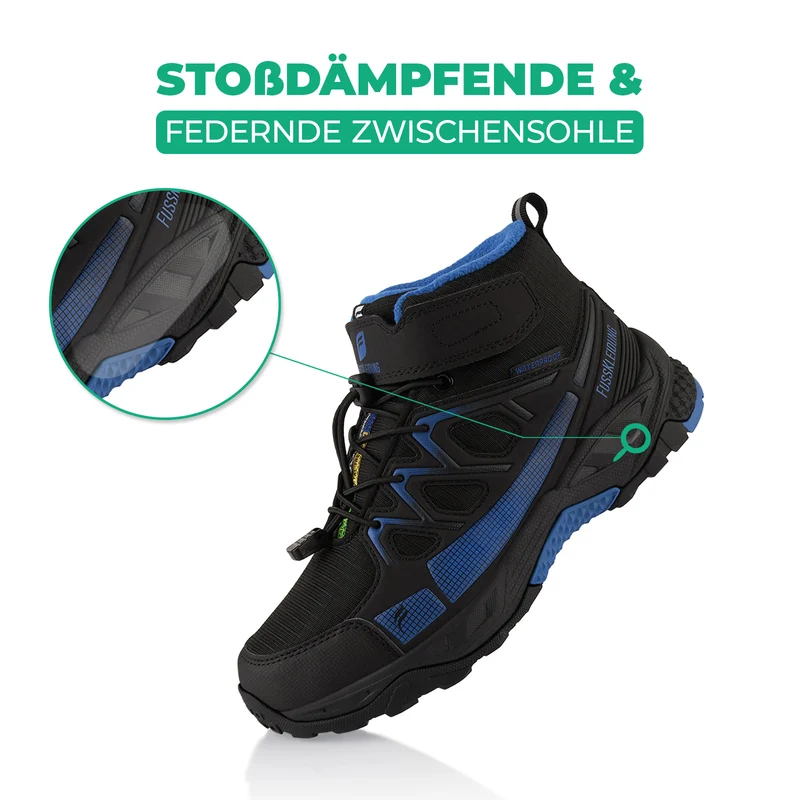 Winterstiefel Wasserdichte Warm Gefütterte Wanderschuhe