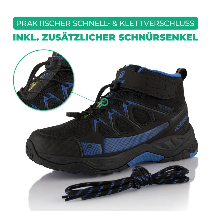 Winterstiefel Wasserdichte Warm Gefütterte Wanderschuhe