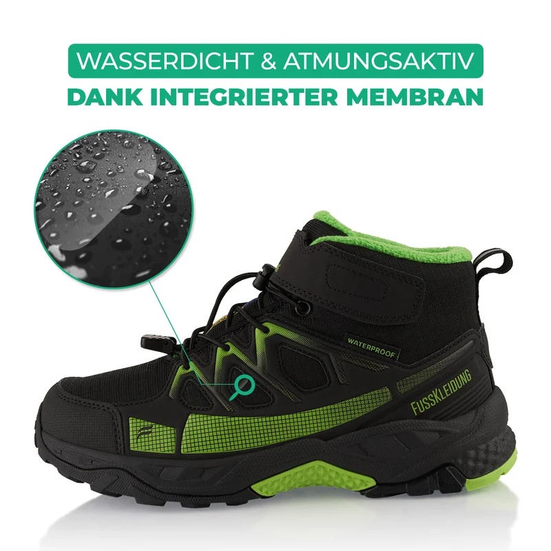 Winterstiefel Wasserdichte Warm Gefütterte Wanderschuhe