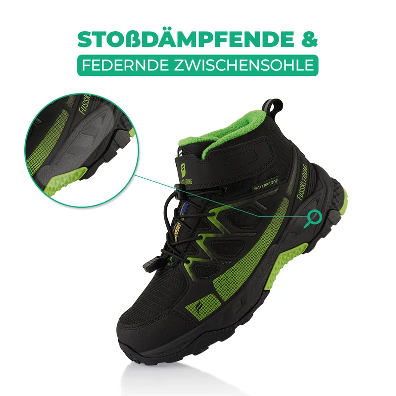 Winterstiefel Wasserdichte Warm Gefütterte Wanderschuhe