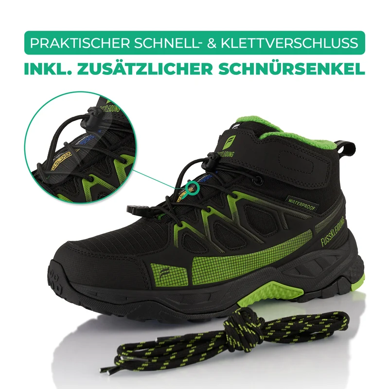 Winterstiefel Wasserdichte Warm Gefütterte Wanderschuhe