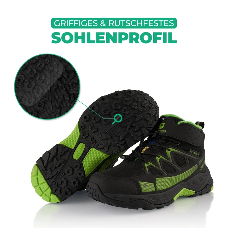 Winterstiefel Wasserdichte Warm Gefütterte Wanderschuhe