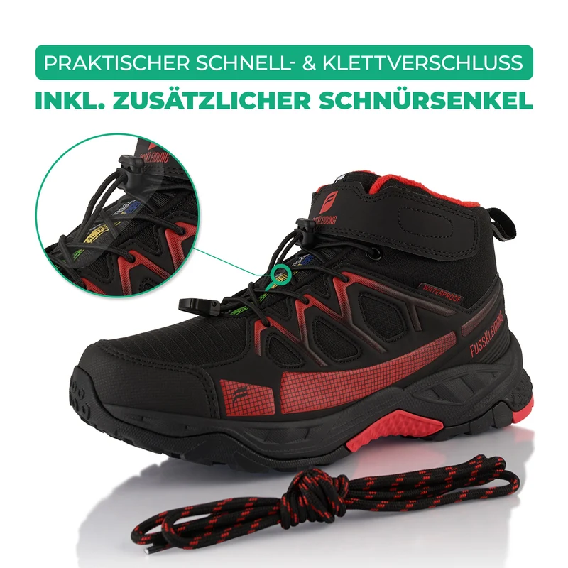 Winterstiefel Wasserdichte Warm Gefütterte Wanderschuhe