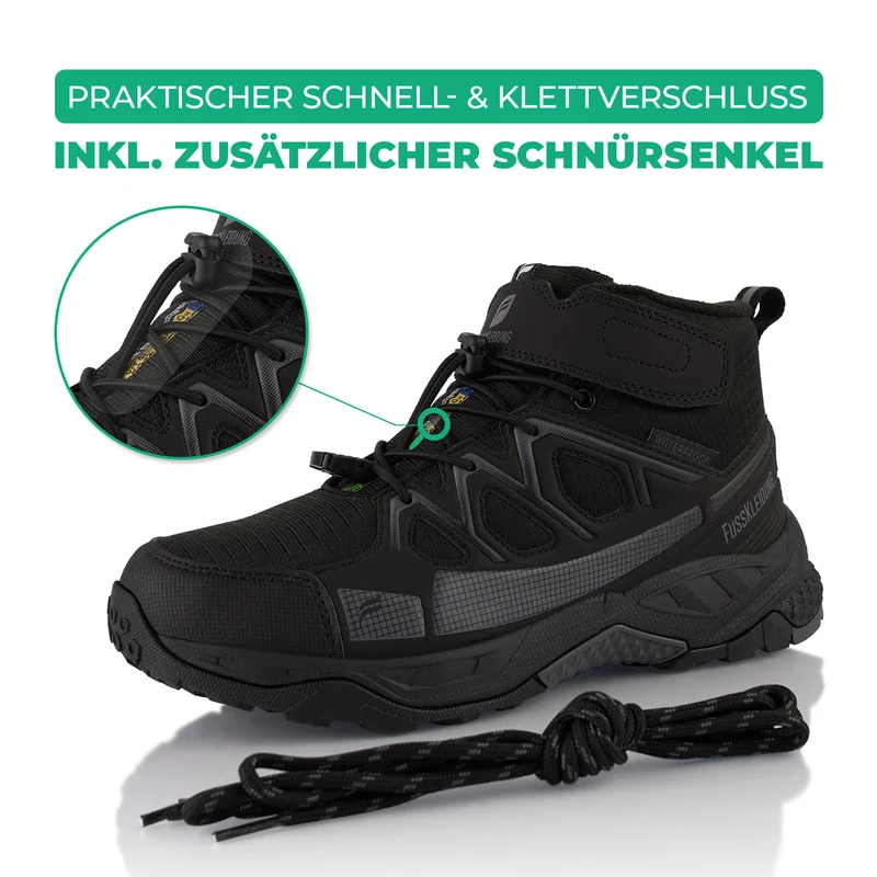 Winterstiefel Wasserdichte Warm Gefütterte Wanderschuhe