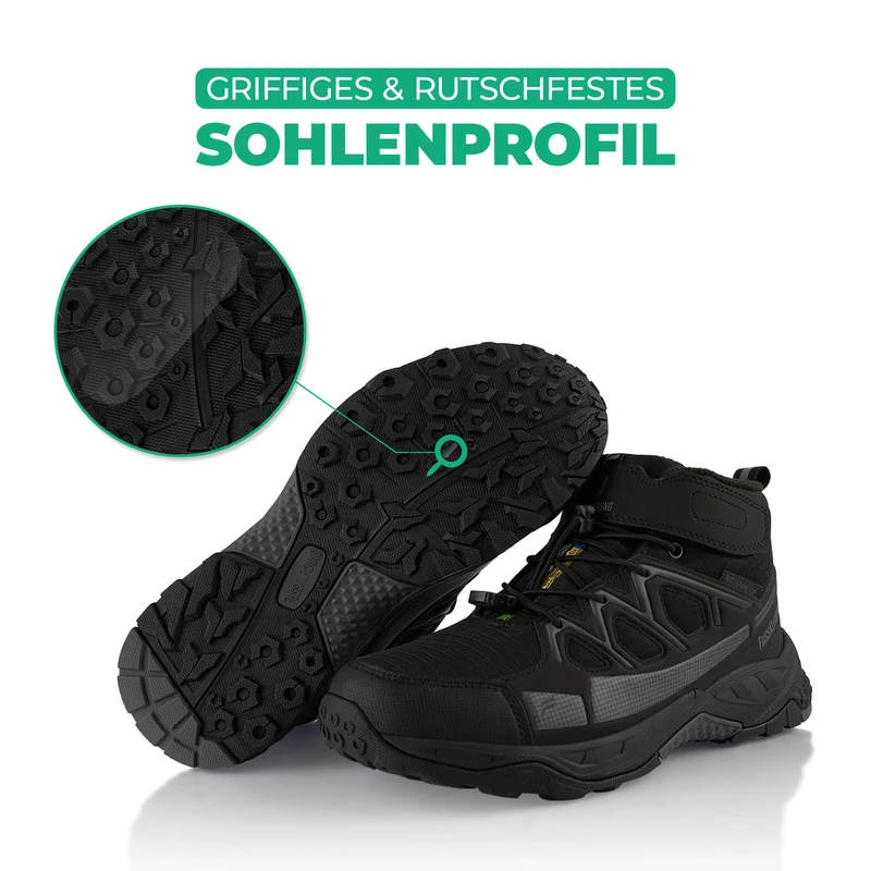 Winterstiefel Wasserdichte Warm Gefütterte Wanderschuhe