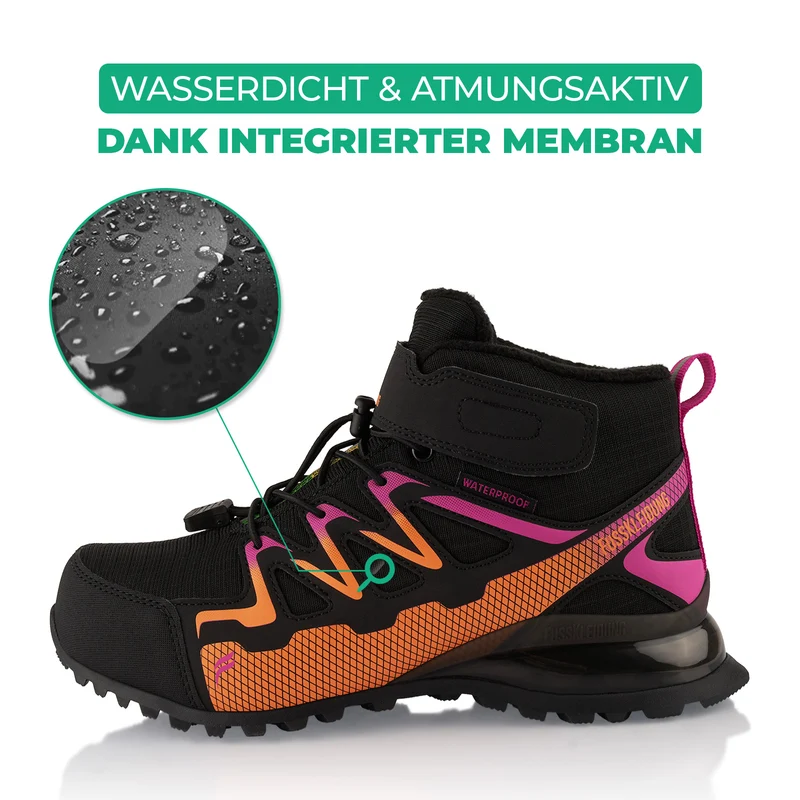 Winterstiefel Wasserdichte Warm Gefütterte Wanderschuhe