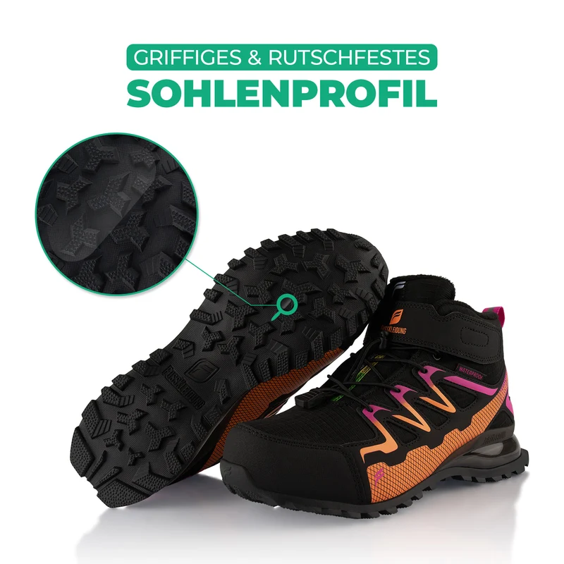 Winterstiefel Wasserdichte Warm Gefütterte Wanderschuhe