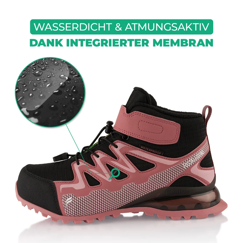 Winterstiefel Wasserdichte Warm Gefütterte Wanderschuhe