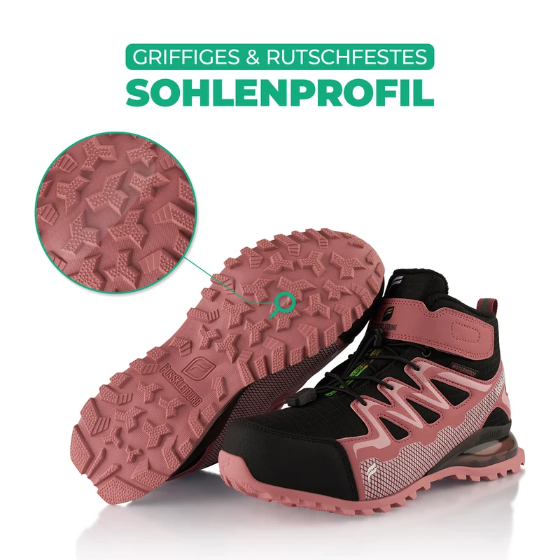 Winterstiefel Wasserdichte Warm Gefütterte Wanderschuhe
