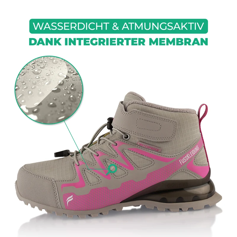 Winterstiefel Wasserdichte Warm Gefütterte Wanderschuhe
