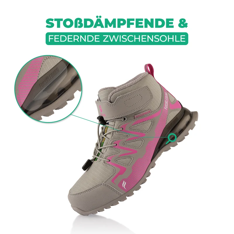 Winterstiefel Wasserdichte Warm Gefütterte Wanderschuhe
