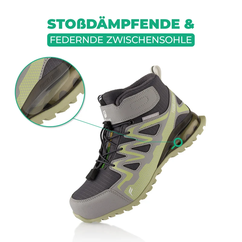 Winterstiefel Wasserdichte Warm Gefütterte Wanderschuhe