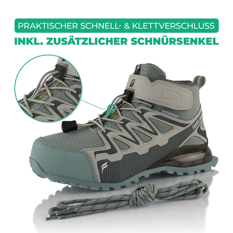 Winterstiefel Wasserdichte Warm Gefütterte Wanderschuhe