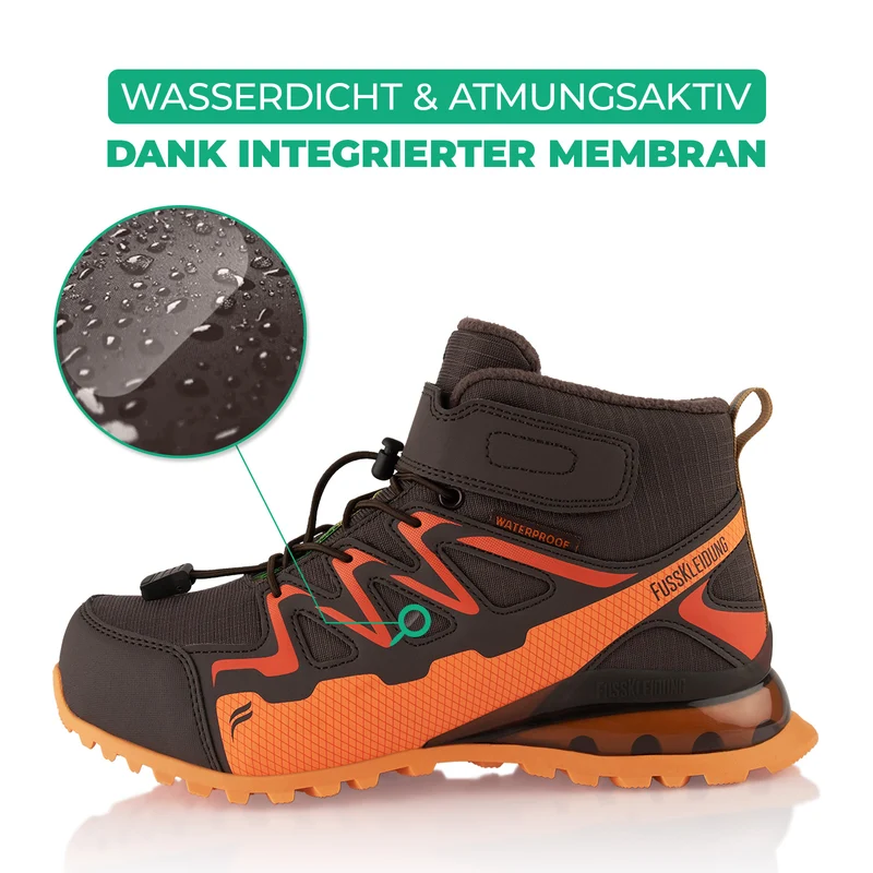 Winterstiefel Wasserdichte Warm Gefütterte Wanderschuhe