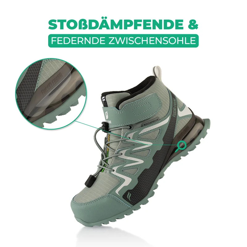 Winterstiefel Wasserdichte Warm Gefütterte Wanderschuhe