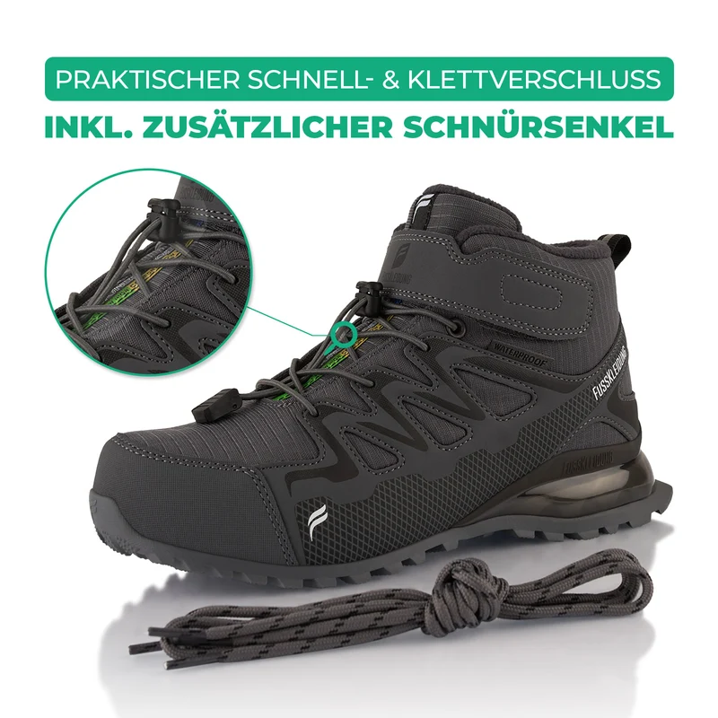 Winterstiefel Wasserdichte Warm Gefütterte Wanderschuhe