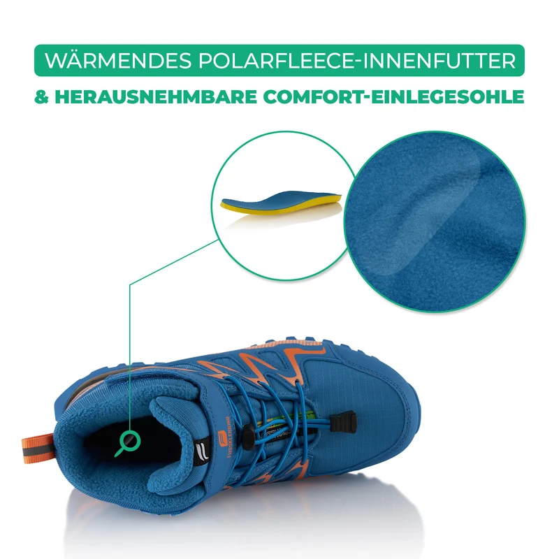 Winterstiefel Wasserdichte Warm Gefütterte Wanderschuhe