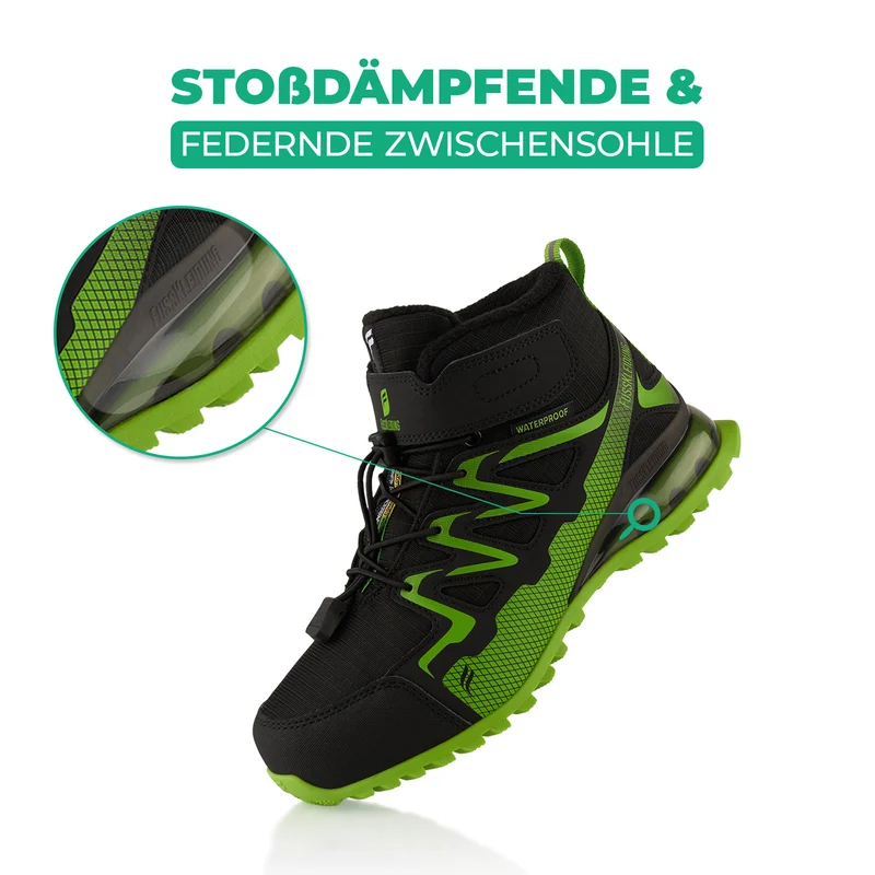 Winterstiefel Wasserdichte Warm Gefütterte Wanderschuhe