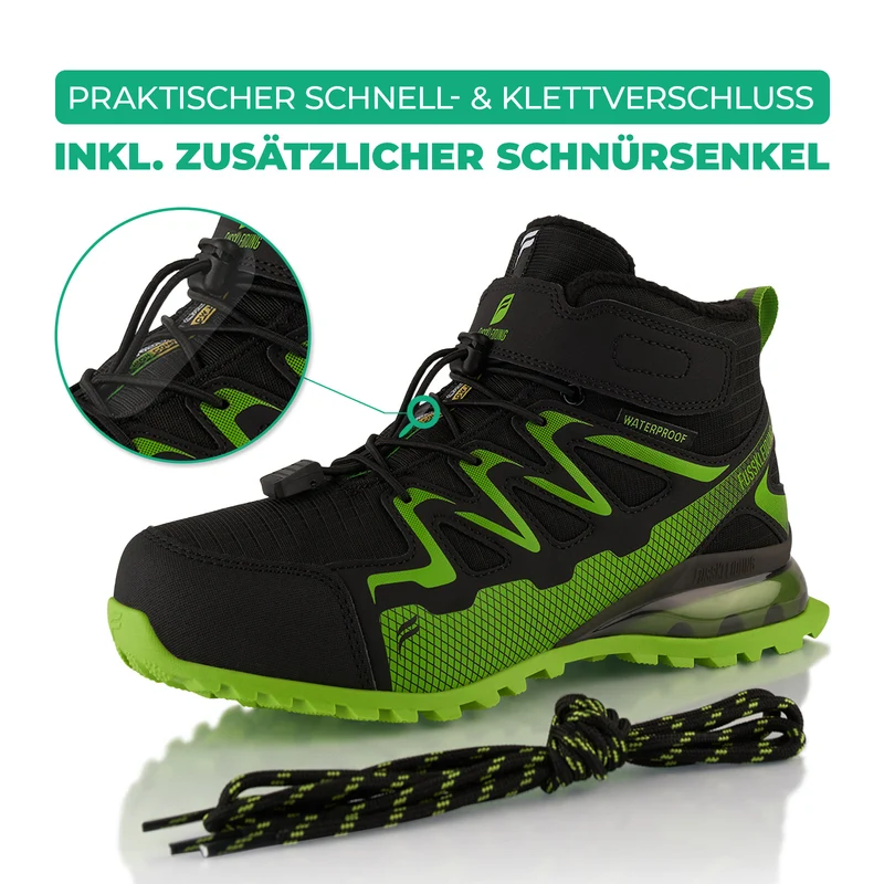 Winterstiefel Wasserdichte Warm Gefütterte Wanderschuhe