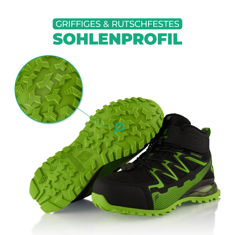 Winterstiefel Wasserdichte Warm Gefütterte Wanderschuhe