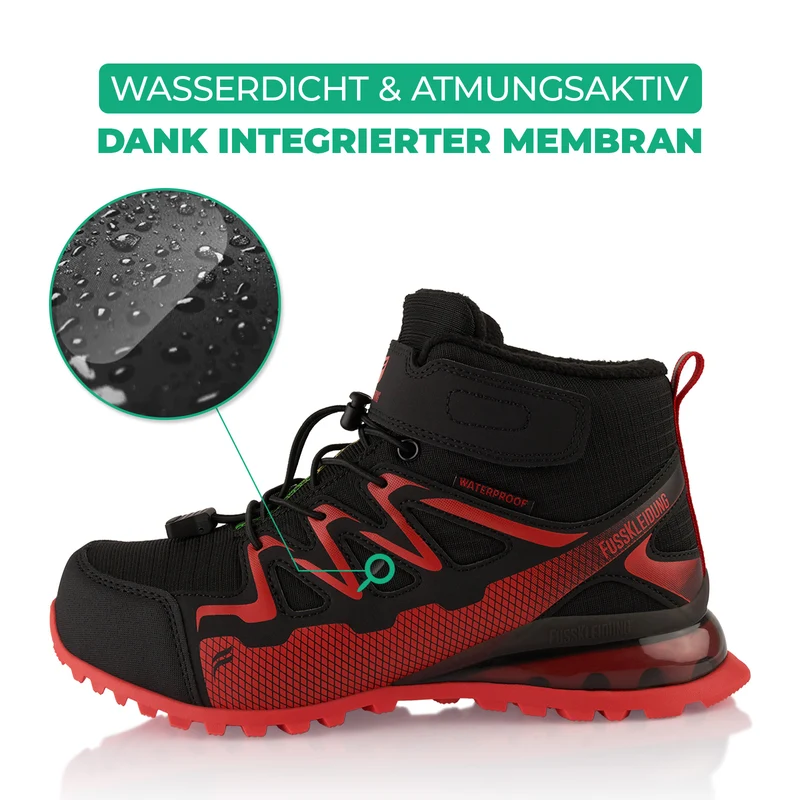 Winterstiefel Wasserdichte Warm Gefütterte Wanderschuhe