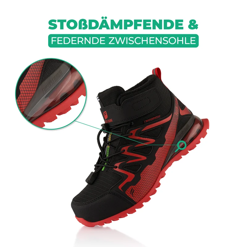 Winterstiefel Wasserdichte Warm Gefütterte Wanderschuhe