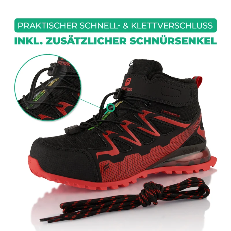 Winterstiefel Wasserdichte Warm Gefütterte Wanderschuhe