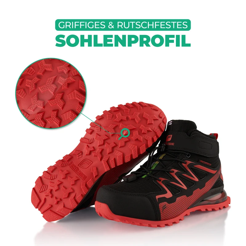 Winterstiefel Wasserdichte Warm Gefütterte Wanderschuhe