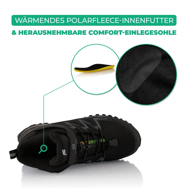 Winterstiefel Wasserdichte Warm Gefütterte Wanderschuhe