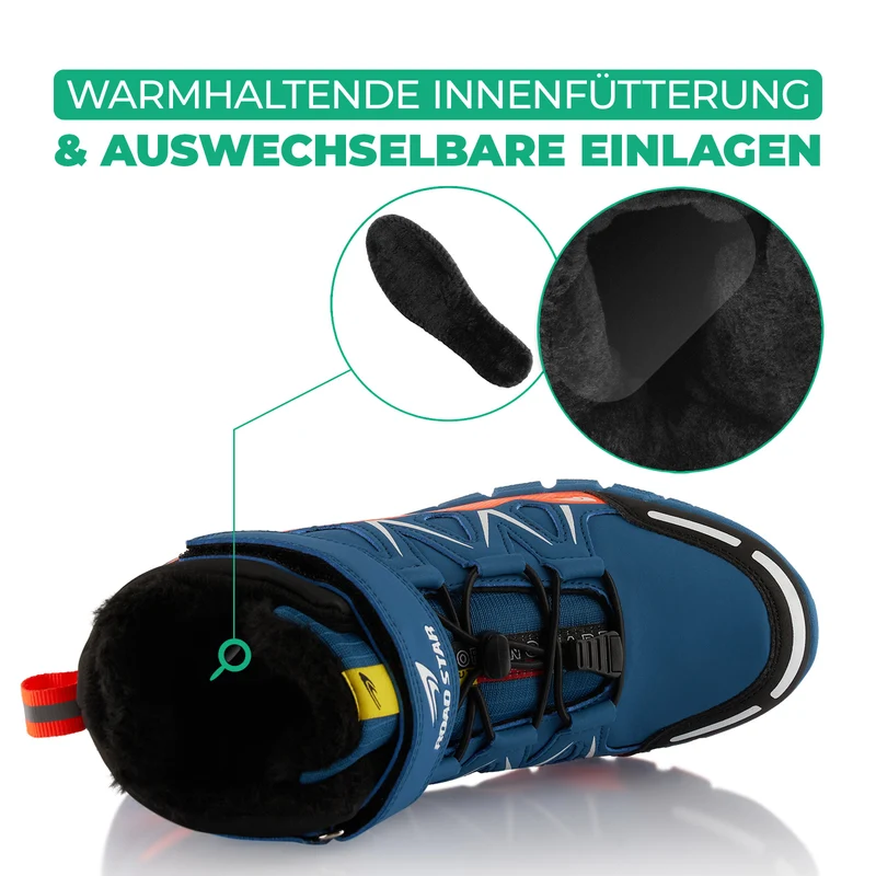 Winterstiefel warm gefütterte Wanderschuhe