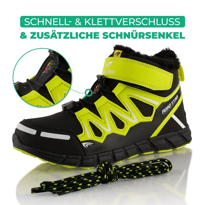 Winterstiefel warm gefütterte Wanderschuhe