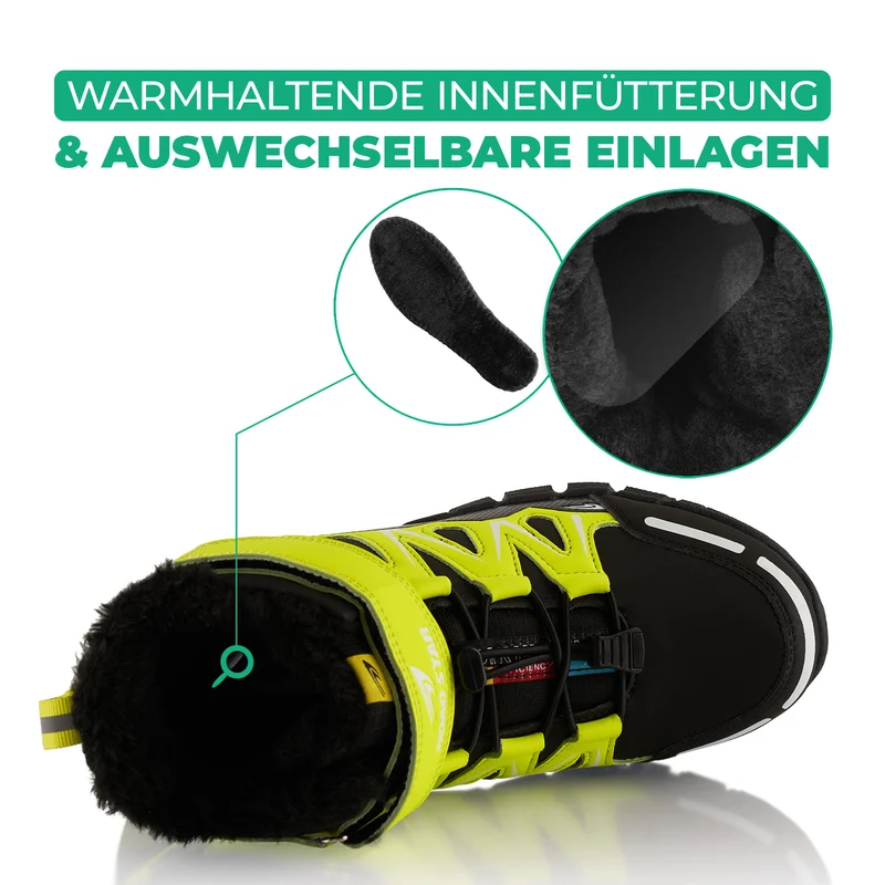Winterstiefel warm gefütterte Wanderschuhe